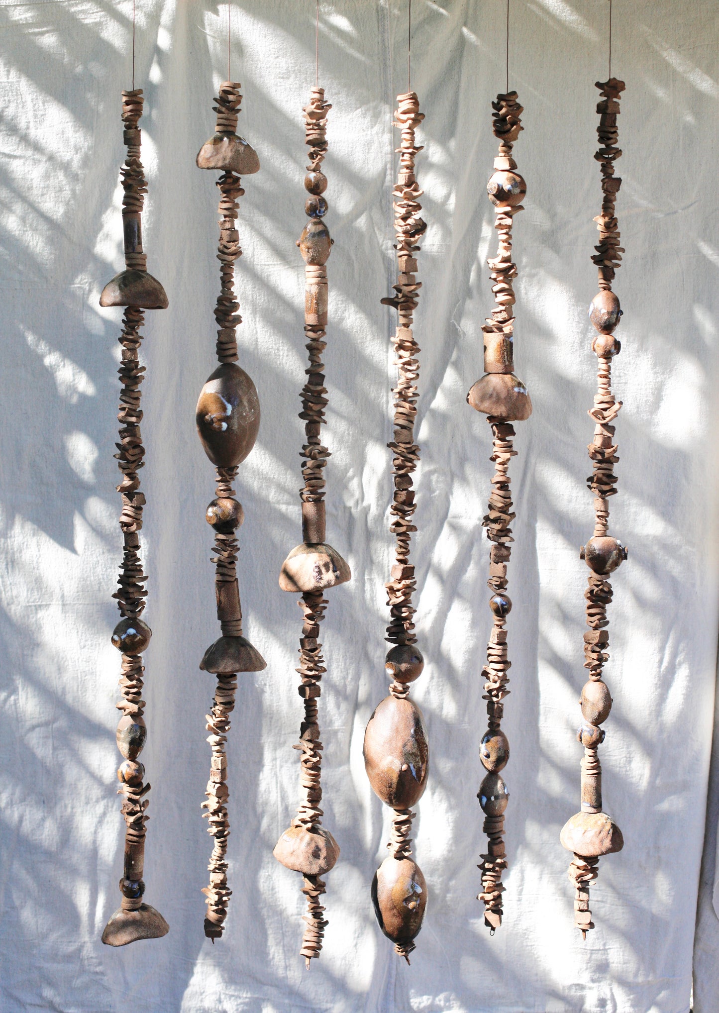 Brutalist Ceramic Curtain by Ren von Hasseln