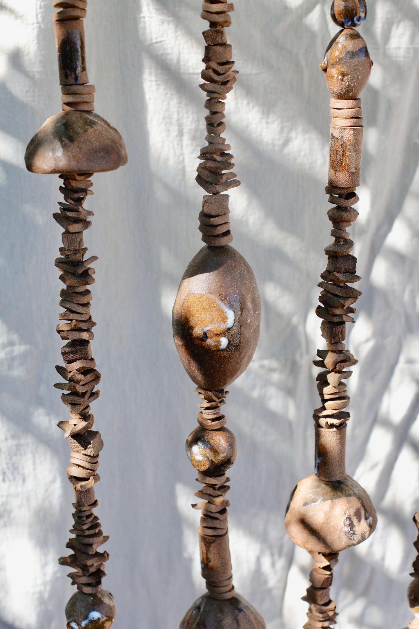 Brutalist Ceramic Curtain by Ren von Hasseln