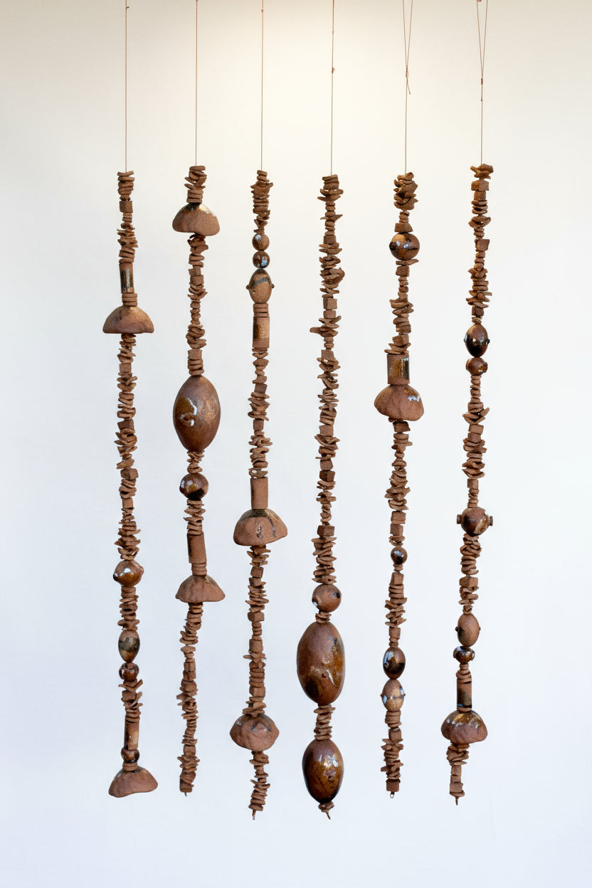 Brutalist Ceramic Curtain by Ren von Hasseln